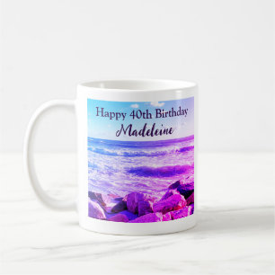 Mug Photo des vagues de l'océan Atlantique 40e anniver