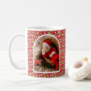 Mug Photo du premier Noël de bébé