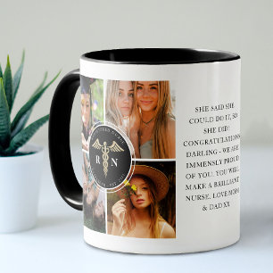Mug Photo d'une infirmière diplômée RN moderne