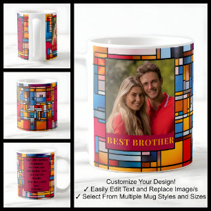 Mug Photo en Verre Cathédrale pour les 30 Ans de V