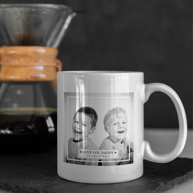 Mug Photo et message personnalisés (Créateur téléchargé)