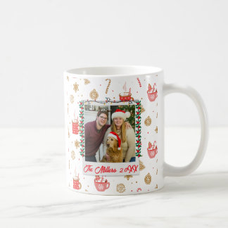 Mug Photo et nom personnalisés Joyeux Noël personnalis