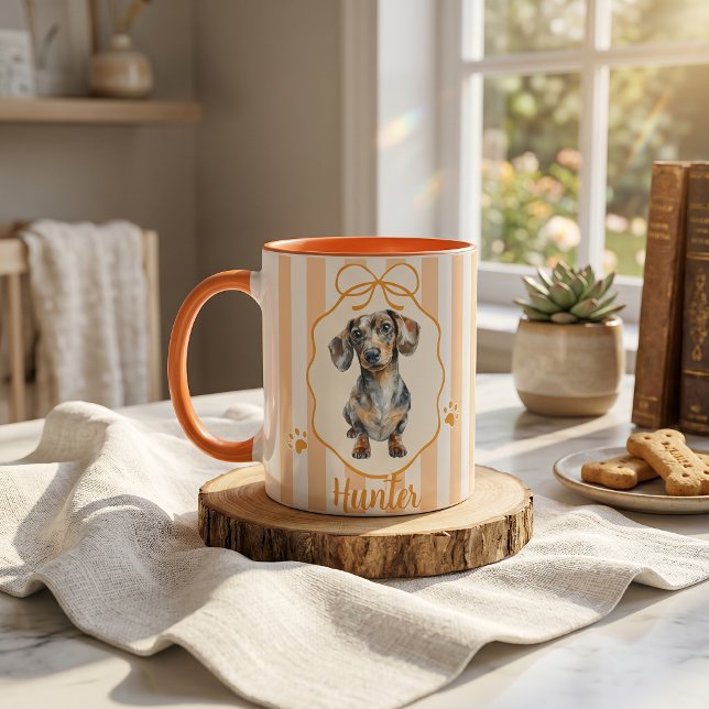 Mug photo et nom simple moderne d'animal de compag (Créateur téléchargé)