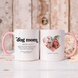 Mug Photo et texte personnalisés de la maman du chien