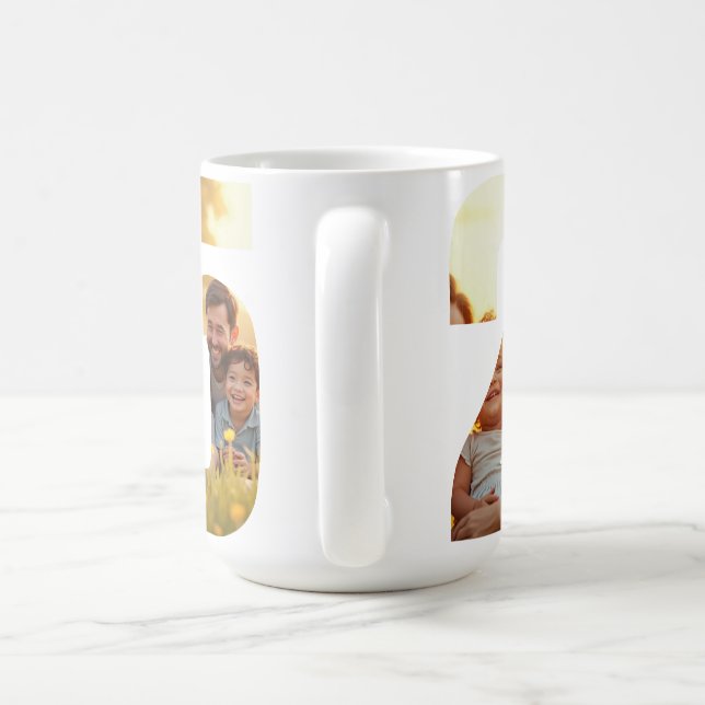 Mug photo familiale personnalisée 2025 (Poignée)
