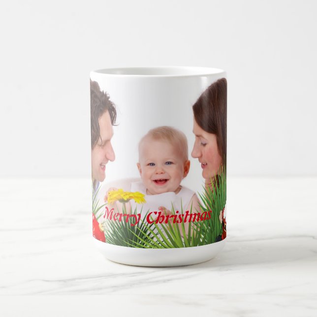 Mug Photo famille Noël (Centre)