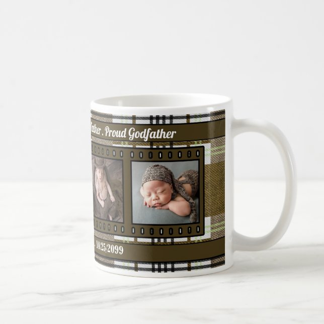 Mug Photo fière du parrain 4 de plaid Brown OBSOLÈTE (Droite)