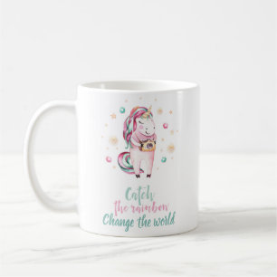 Mug Photo Girly Pink Unicorn