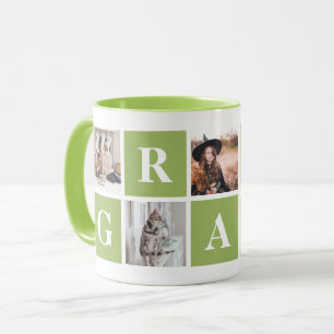 Mug Photo Green de citron vert pour grands-parents