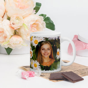 Mug Photo Happy Floral