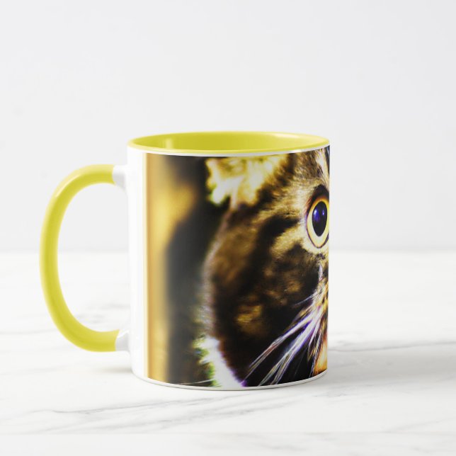 Mug Photo Hilarious d'un Chat Drôle. Commandez dès mai (Gauche)