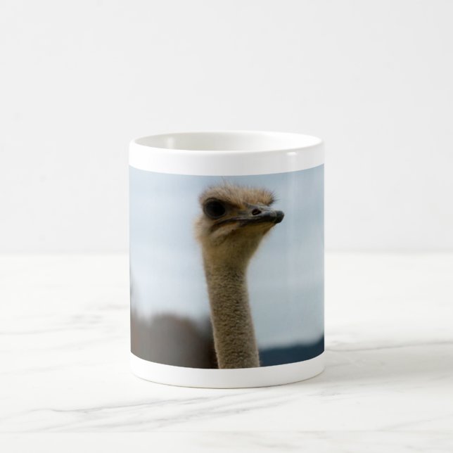 Mug Photo idiote de faune de visage d'autruche de la (Centre)
