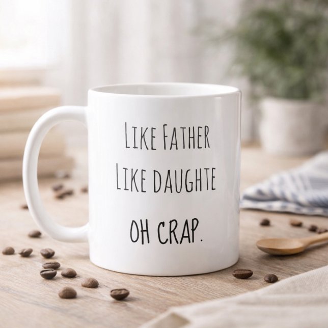 Mug Photo Like Father Like daughter (Créateur téléchargé)