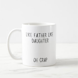 Mug Photo Like Père Like fille/fils Café