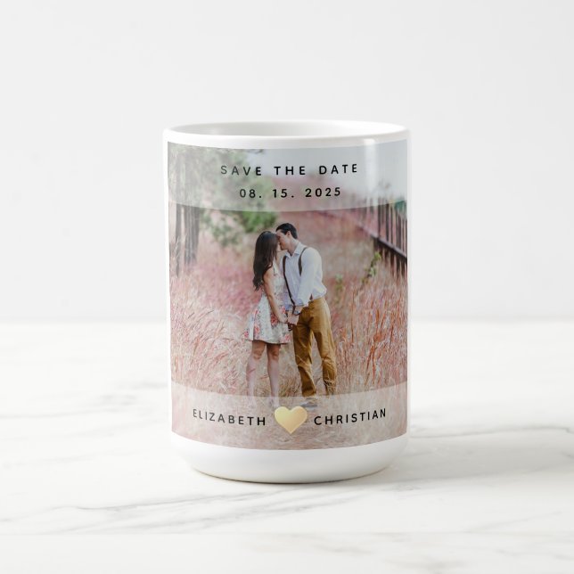 Mug Photo Mariage Save The Date (Centre)