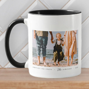 Mug Photo minimaliste moderne simple personnalisée