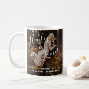 Mug Photo moderne élégante nouvellement mariée