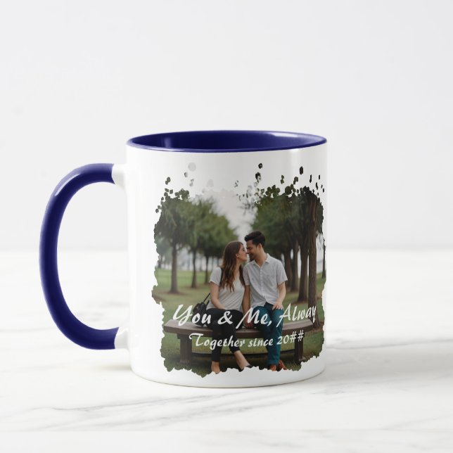 Mug Photo Musique personnalisée "You & Me, Always" (Gauche)
