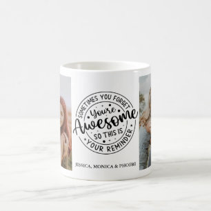 Mug photo papillon "Restez magique"