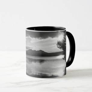 Mug photo paysage noir et blanc