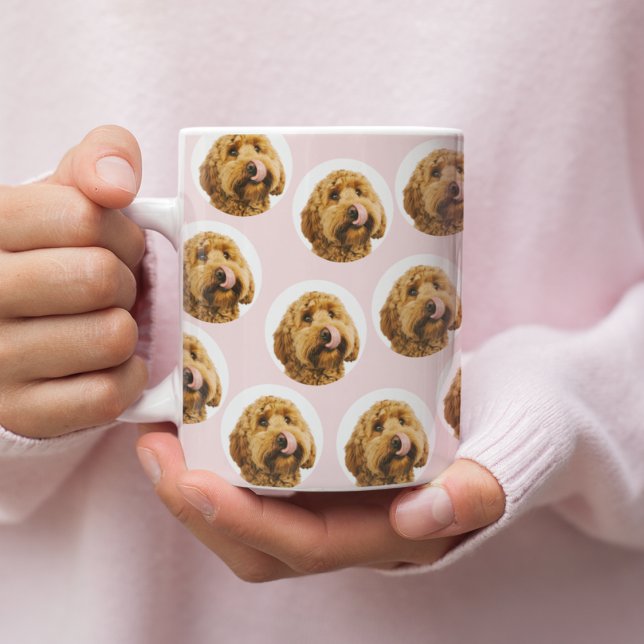 Mug photo personnalisé avec chien | Cadeau personn (Créateur téléchargé)