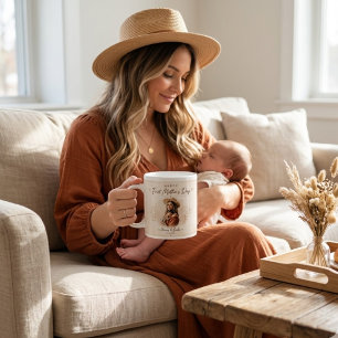 Mug photo personnalisé Bonne première fête des mèr