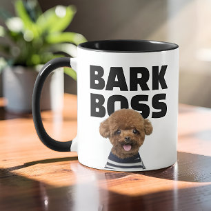 Mug Photo Personnalisé de Chien Patron à l'aboiement D