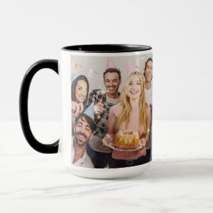 Mug Photo Personnalisé Du Groupe D'Anniversaires