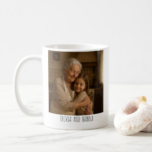 Mug Photo Personnalisé – “Meilleure Mémé du Monde”