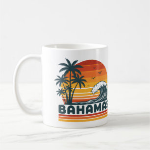 Mug Photo personnalisé Rétro Bahamas Plage Tropicale  