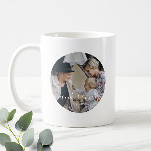 Mug Photo personnalisée avec nom de famille et année d