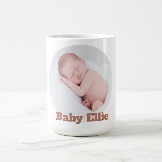 Mug Photo personnalisée Baby Ellie (Centre)