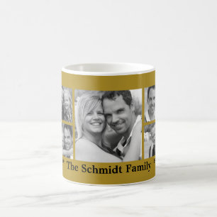 Mug Photo personnalisée Becher Gold