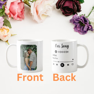 Mug Photo personnalisée, Chanson, Artiste pour