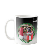 Photo personnalisée Chien de Noël