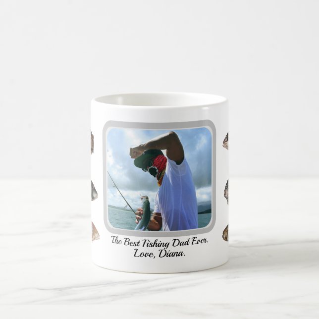 MUG PHOTO PERSONNALISÉE DE PÊCHE (Centre)