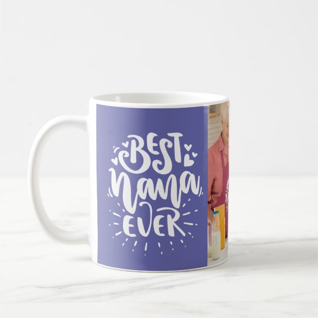 Mug Photo personnalisée Meilleur Nana Ever Veri Peri C (Gauche)