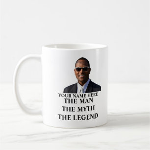 Mug Photo personnalisée nom de l'homme le mythe la lég