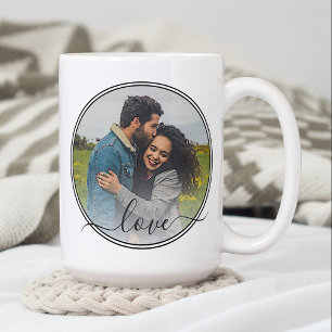 Mug Photo personnalisée Texte de la citation simple d'
