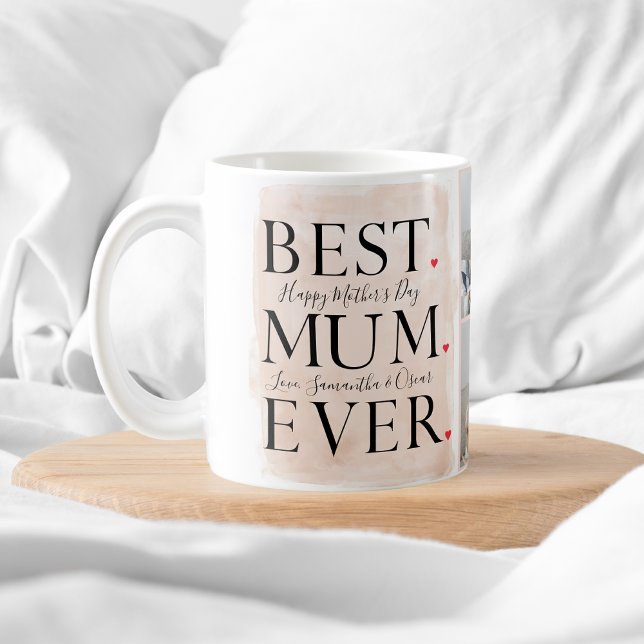 Mug Photo Pink Happy Mothers Day (Créateur téléchargé)