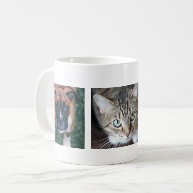 Mug photo pour animal de compagnie multiple person (Devant gauche)