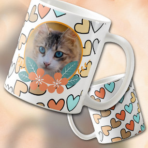 Mug Photo pour animaux de compagnie sur les coeurs