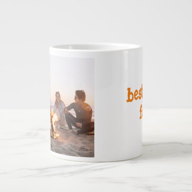 Mug photo rose Gold Modern Design élégant (Devant)