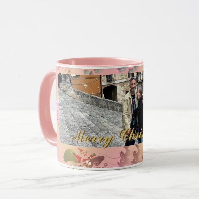 Mug Photo Santa Pink (Devant gauche)