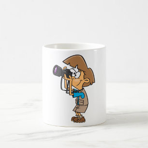 Mug Photographe d'aventure garçon avec caméra