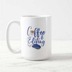 Mug Photographe de l'éditeur de photos vidéo Coffee