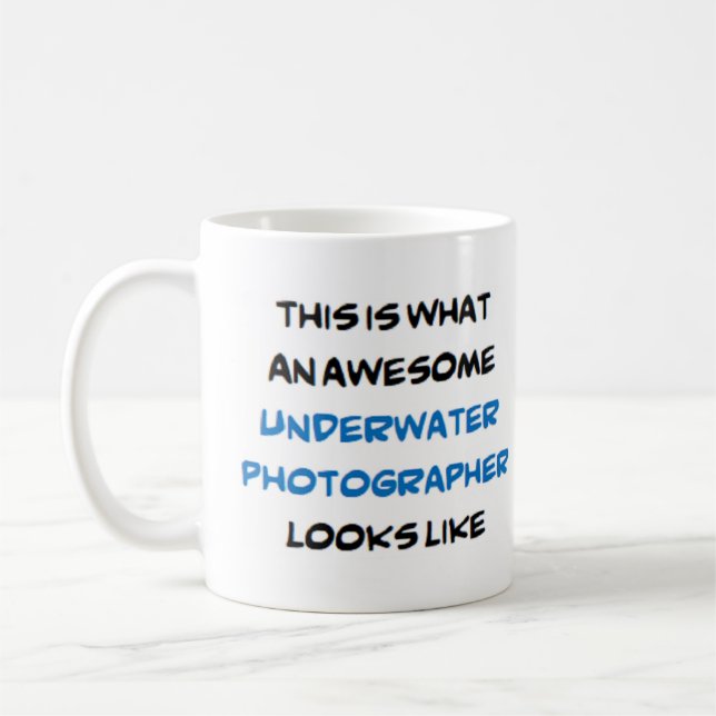 Mug photographe sous-marin, génial (Gauche)