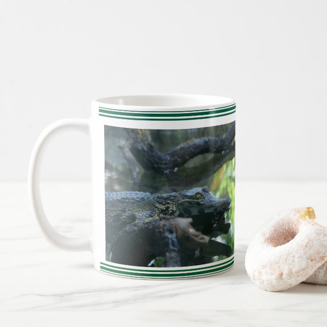 Mug Photographie crocodile (Avec donut)