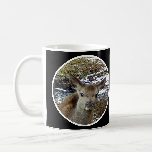 Mug Photographie de bébé cerf adorable – Charme de la  (Gauche)