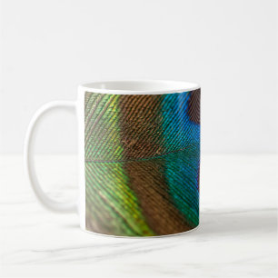 Mug Photographie de plumes de paon